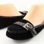MICHAEL KORS Alexandra Suede Driver Black Size 5 Womens