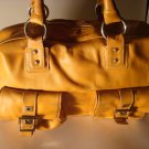 PERLINA SATCHEL HANDBAG TAN LEATHER PURSE