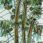 Original Batik Art Painting on Cotton, 'Bamboo' by M. Yono (45cm x 75cm)