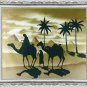 Original Batik Art Painting on Cotton, 'Desert Traveller' by Mohsein (90cm x 75cm)