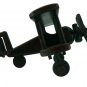 Hand-crafted Wooden Miniature Vintage Propeller Biplane with Batik Motive (Scale 1:21)