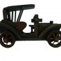 Hand-crafted Wooden Miniature Vintage Car with Batik Motive, Ford Model T (Scale 1:14)