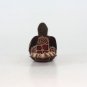 Hand-crafted Wood Figurine with Batik Motives, Wild Duck (S)