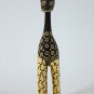Hand-crafted Wood Figurine with Batik Motives, Giraffe