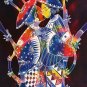 Original Batik Art Painting on Cotton, 'Kissing Couple' by Zabid (75cm x 90cm)