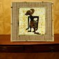 Original Batik Art Painting on Cotton, 'Arjuna' by Wahid (30cm x 30cm)