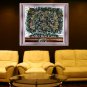 Original Batik Art Painting on Cotton, 'Tree of Life' by M. Yono (100cm x 90cm)