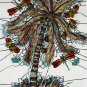 Original Batik Art Painting on Cotton, 'Palm Tree' by M. Yono (75cm x 90cm)
