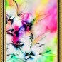 Original Batik Art Painting on Silk, 'Exotic Orchids' by Musa (21cm x 30cm)