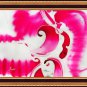 Original Batik Art Painting on Silk, 'Abstract' by Musa (20cm x 15cm)