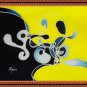 Original Batik Art Painting on Silk, 'Abstract' by Musa (20cm x 15cm)