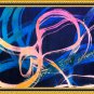 Original Batik Art Painting on Silk, 'Abstract' by Musa (18cm x 13cm)