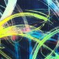 Original Batik Art Painting on Silk, 'Abstract' by Musa (18cm x 13cm)