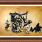 Original Batik Art Painting on Cotton, 'Desert Traveller' by Mohsein (150cm x 90cm)