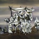 Original Batik Art Painting on Cotton, 'Desert Traveller' by Mohsein (150cm x 90cm) Original Batik Art Painting on Cotton, 'Desert Traveller' by Mohsein (150cm x 90cm)