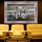 Original Batik Art Painting on Cotton, 'Desert Traveller' by Mohsein (150cm x 90cm)