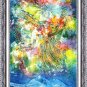 Original Batik Art Painting on Cotton, 'Dragon and Phoenix' by Kapitan (90cm x 150cm)