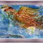 Original Batik Art Painting on Cotton, 'Phoenix' by Kapitan (150cm x 45cm)