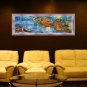 Original Batik Art Painting on Cotton, 'Phoenix' by Kapitan (150cm x 45cm)