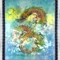 Original Batik Art Painting on Cotton, 'Warrior Dragon' by Kapitan (75cm x 90cm)