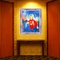 Original Batik Art Painting on Cotton, 'Virgin Mary' by Kapitan (75cm x 90cm)