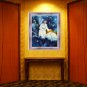 Original Batik Art Painting on Cotton, 'Jesus with Earth' by Kapitan (75cm x 90cm)