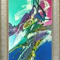 Original Batik Art Painting on Cotton, 'Abstract' by Johan (45cm x 75cm)