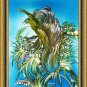 Original Batik Art Painting on Cotton, 'Bird of Paradise' by Jeffri (75cm x 90cm)