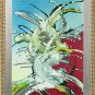 Original Batik Art Painting on Cotton, 'Abstract' by Jeffri (45cm x 75cm)
