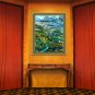 Original Batik Art Painting on Cotton, 'Highlands' by Hamidi (75cm x 90cm)