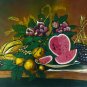 Original Batik Art Painting on Cotton, 'Still Life' by Hamidi (90cm x 75cm)