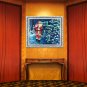 Original Batik Art Painting on Cotton, 'Christmas Night' by Hamidi (90cm x 75cm)