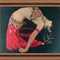 Original Batik Art Painting on Cotton, 'Belly Dancer' by Hamidi (90cm x 75cm)