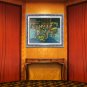 Original Batik Art Painting on Cotton, 'Marketplace' by Hamidi (90cm x 75cm)