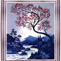 Original Batik Art Painting on Cotton, 'Village Scenery' by Hamidi (75cm x 90cm)