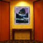 Original Batik Art Painting on Cotton, 'Village Scenery' by Hamidi (75cm X 90cm)