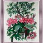 Original Batik Art Painting on Cotton, 'Wild Flowers' by Hamidi (75cm x 90cm)