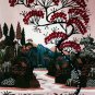 Original Batik Art Painting on Cotton, 'Village Scenery' by Hamidi (45cm x 75cm)