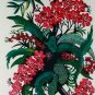 Original Batik Art Painting on Cotton, 'Wild Flowers' by Hamidi (45cm x 75cm)