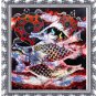 Original Batik Art Painting on Cotton, 'Fish and Longevity' by Agung (50cm x 45cm)