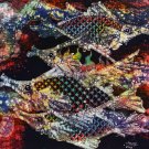 Original Batik Art Painting on Cotton, 'Fish and Prosperity' by Agung (50cm x 45cm)