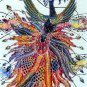 Original Batik Art Painting on Cotton, 'Phoenix' by Agung (45cm x 75cm)