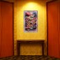 Original Batik Art Painting on Cotton, 'Fish and Prosperity' by Agung (45cm x 75cm)