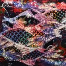 Original Batik Art Painting on Cotton, 'Fish and Longevity' by Agung (75cm x 45cm)
