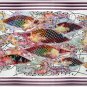 Original Batik Art Painting on Cotton, 'Fish and Prosperity' by Agung (75cm x 45cm)