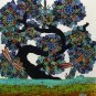 Original Batik Art Painting on Cotton, 'Tree of Wealth' by Agung (45cm x 50cm)