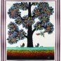 Original Batik Art Painting on Cotton, 'Tree of Wealth' by Agung (75cm x 90cm)