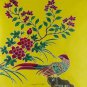 Original Batik Art Painting on Cotton, 'Oriental Bird' by Anfei (45cm x 50cm)