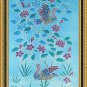Original Batik Art Painting on Cotton, 'Oriental Wild Ducks' by Anfei (45cm x 75cm)