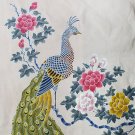 Original Batik Art Painting on Cotton, 'Peacock' by Anfei (90cm x 150cm)